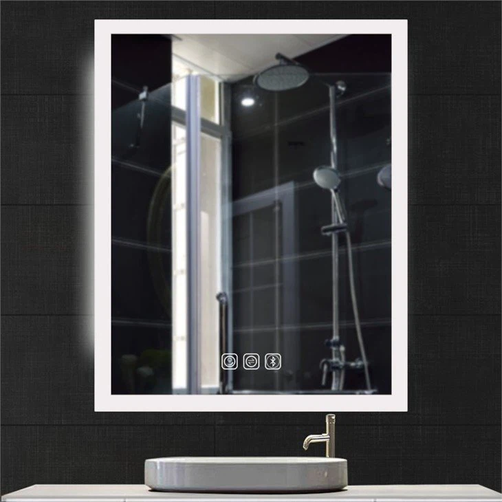 Smart Bathroom Mirror With Bluetooth Speaker